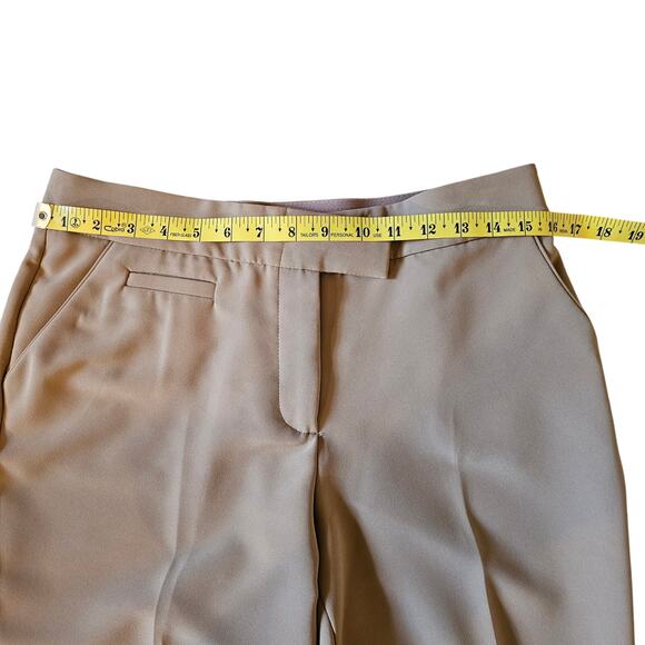 Investments Petites Tan Dress Pant Trousers Size 8P - Picture 6 of 8